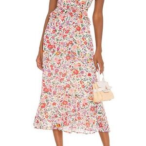 Astr Multicolor Floral Midi Dress